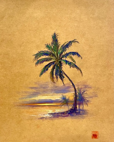 Sunset on Hawaii Beach
