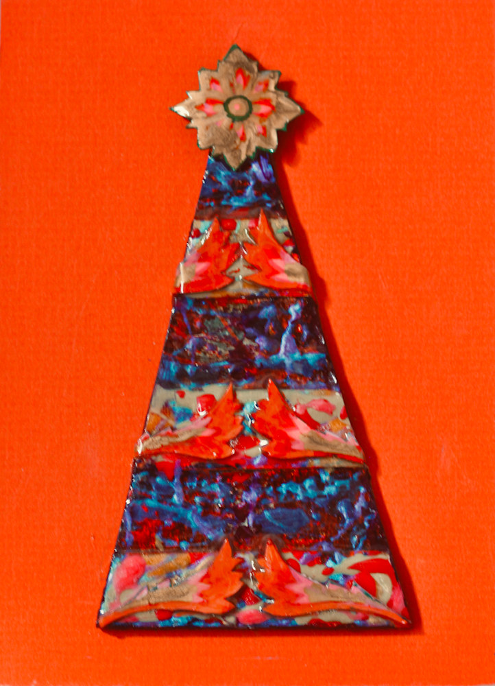 Holiday Trees -Elegant Floral Tree