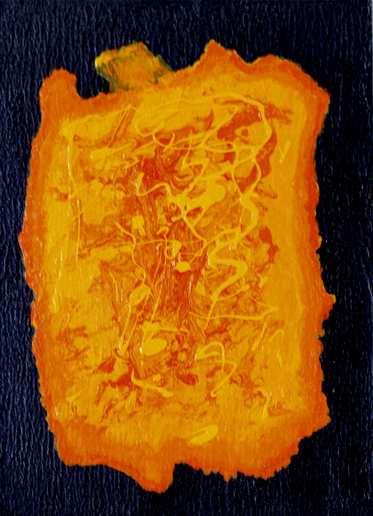 Papier-mache in Orange