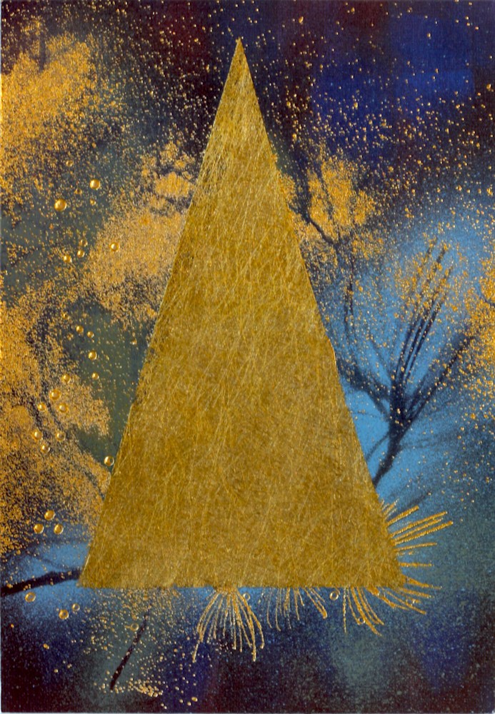 Glittery Gilded Tree