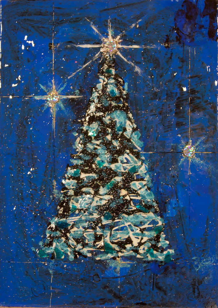 Holiday Trees series preview, Holiday Trees-Blue Twilight