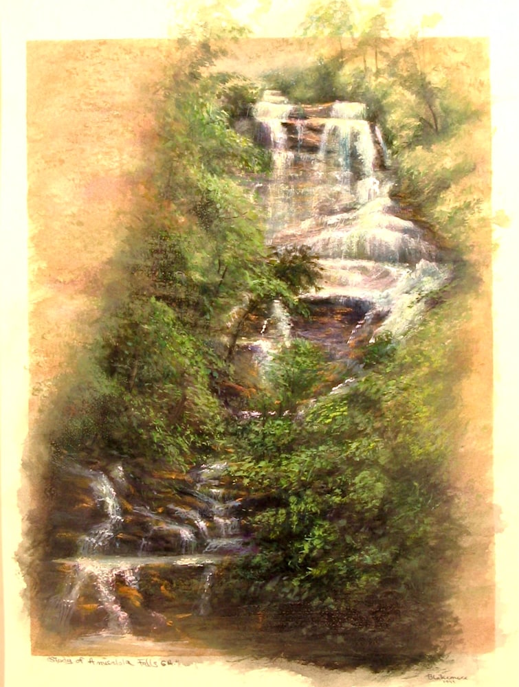 Amicalola Falls Serene Waterfall